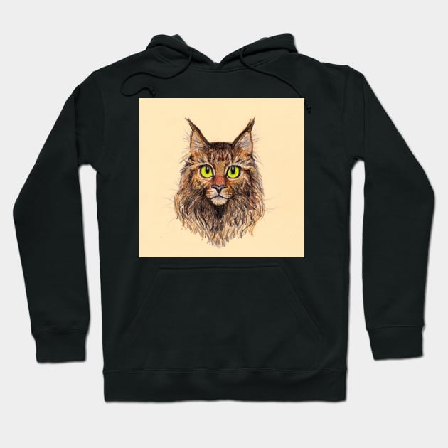 Maine Coon Hoodie by sadnettles